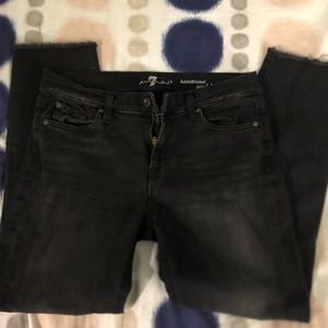 7 for all mankind black jeans